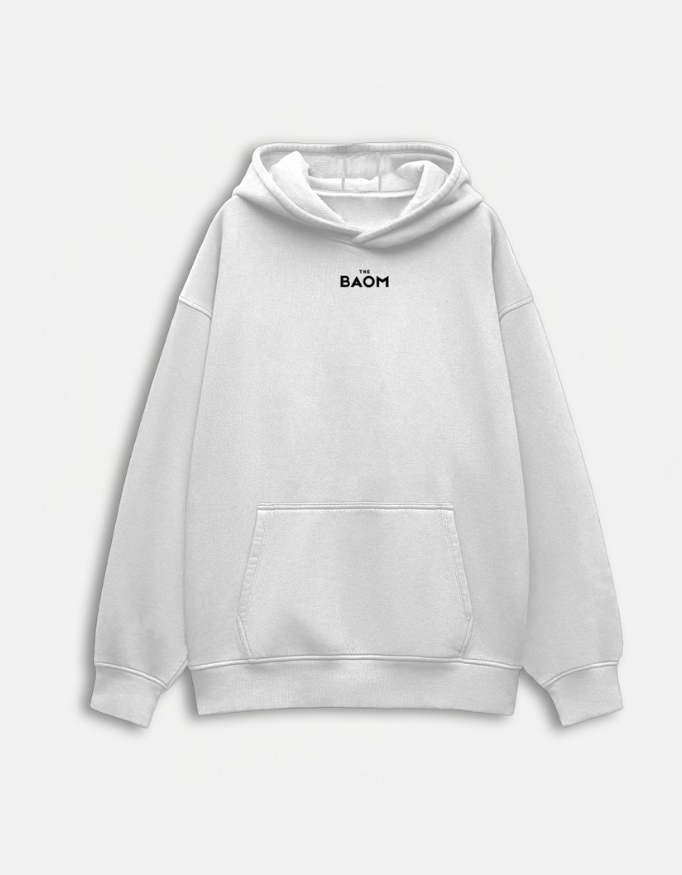 Porsche 911 GT3 RS Blueprint White Oversize Hoodie